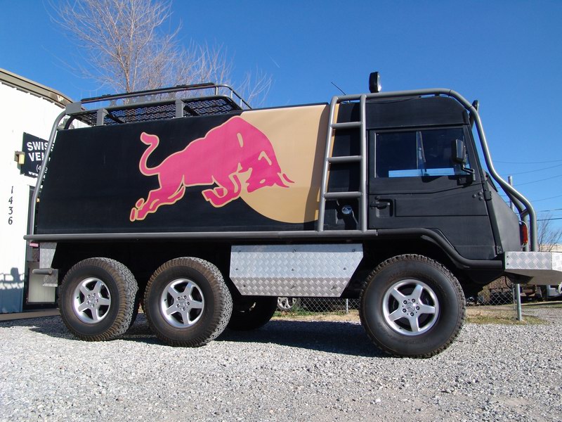This is a custom Promotional Vehicle used by Red B ..