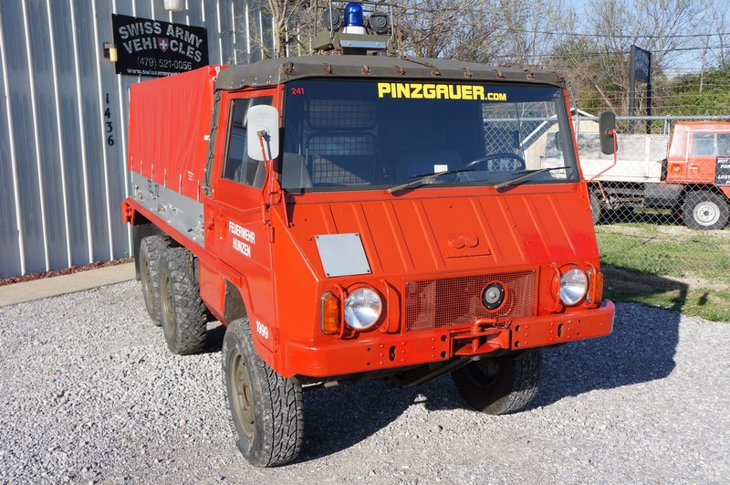 Swiss Municipal Firetruck was used for Hoses and E ..