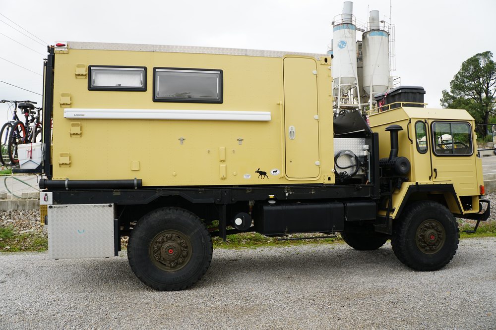Former Swiss Army Troop Carrier Converted to a Exp ..